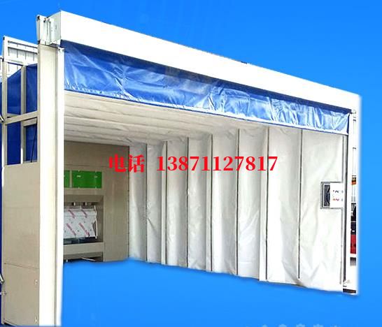 铝合金门尺寸电动移动伸缩房